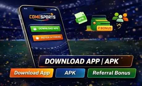 Download the app, unlock code COMETO100, and enter ₹1 contests faster